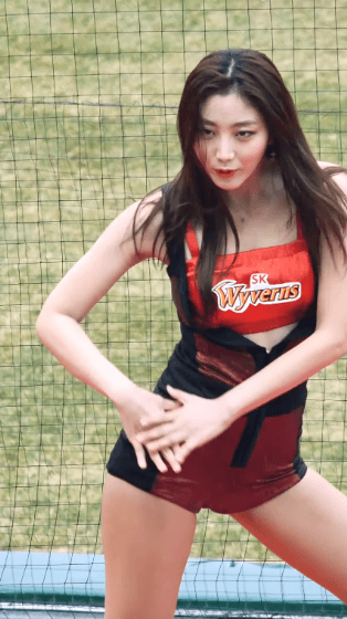 치어리더 귀여운 안무