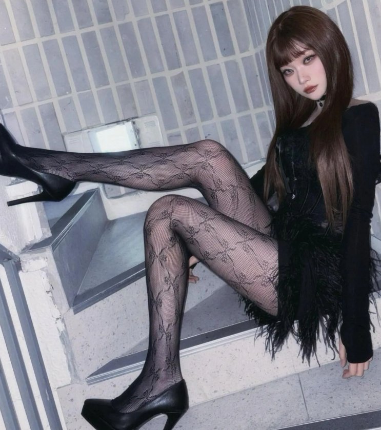 츠키 망사 검스 각선미