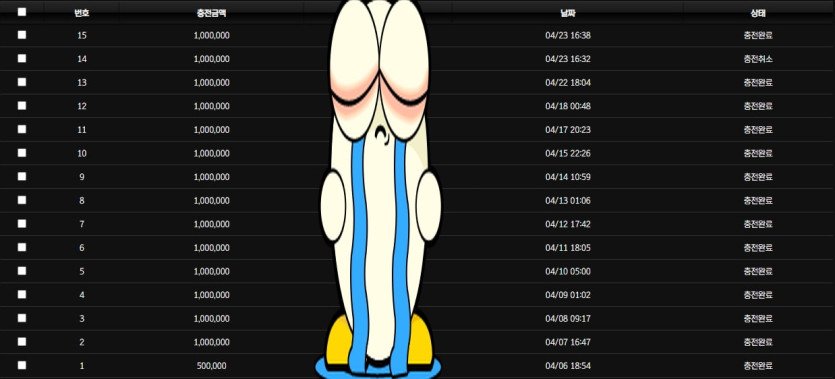 베테랑 396만원 미지급 화면