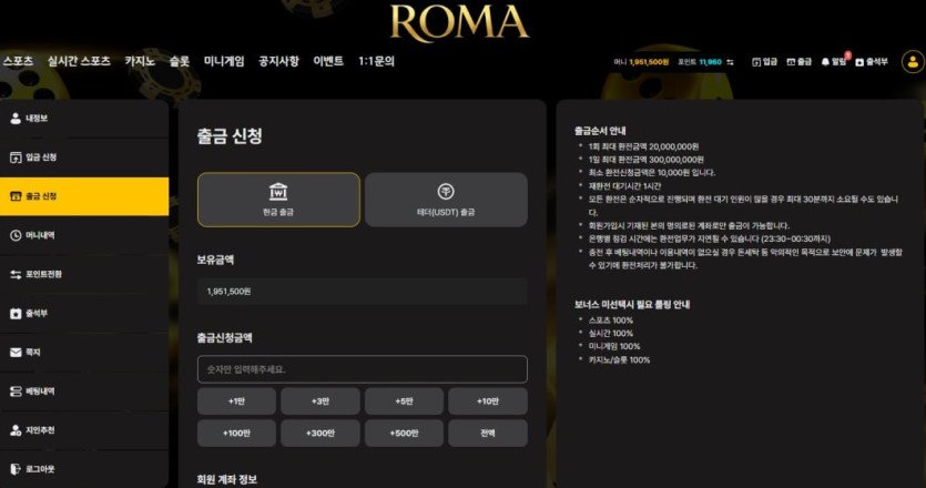 로마 먹튀 증거 이미지3