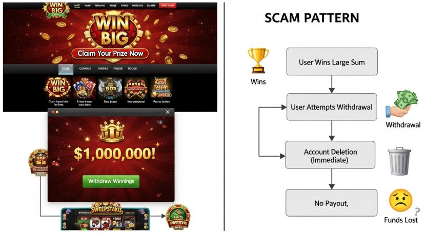 적중금 발생 직후 계정을 삭제하는 입먹 사이트 구조와 먹튀 패턴 분석 이미지