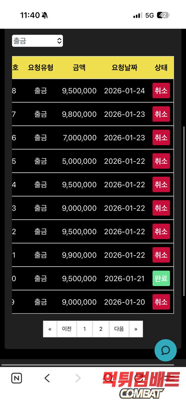 먹튀검증사이트 먹튀컴배트 먹튀검증 결과 머니라인 먹튀