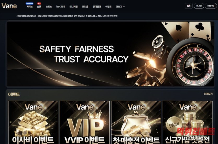 vane 먹튀