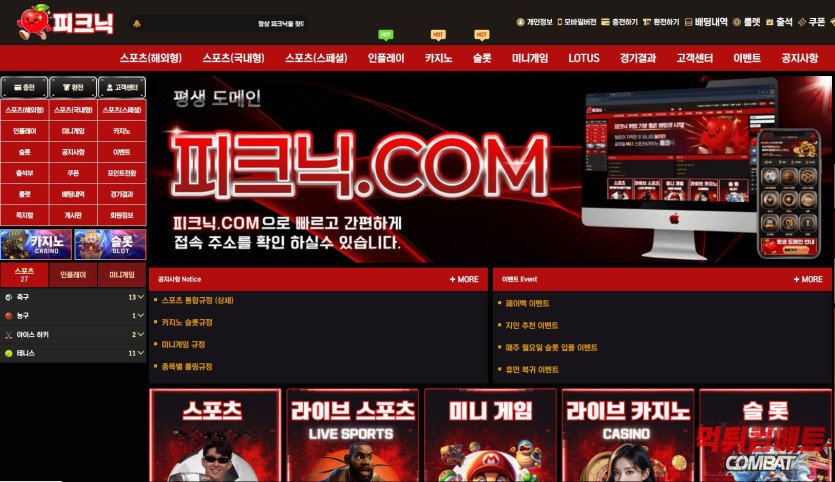 피크닉 먹튀 증거 화면ㅣ먹튀컴배트