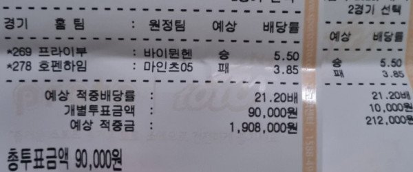 분데스리가 분석 픽 공유